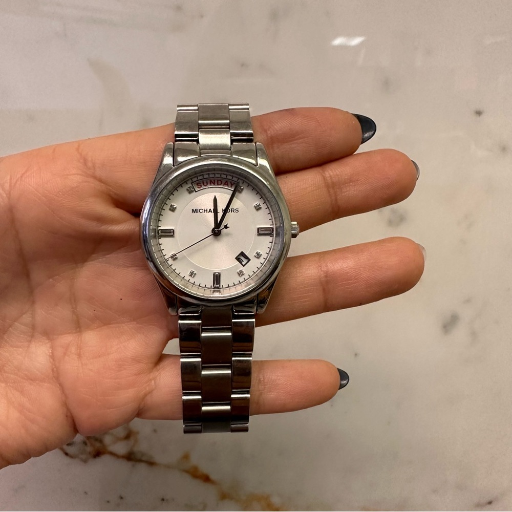Michael kors Colette silver watch!